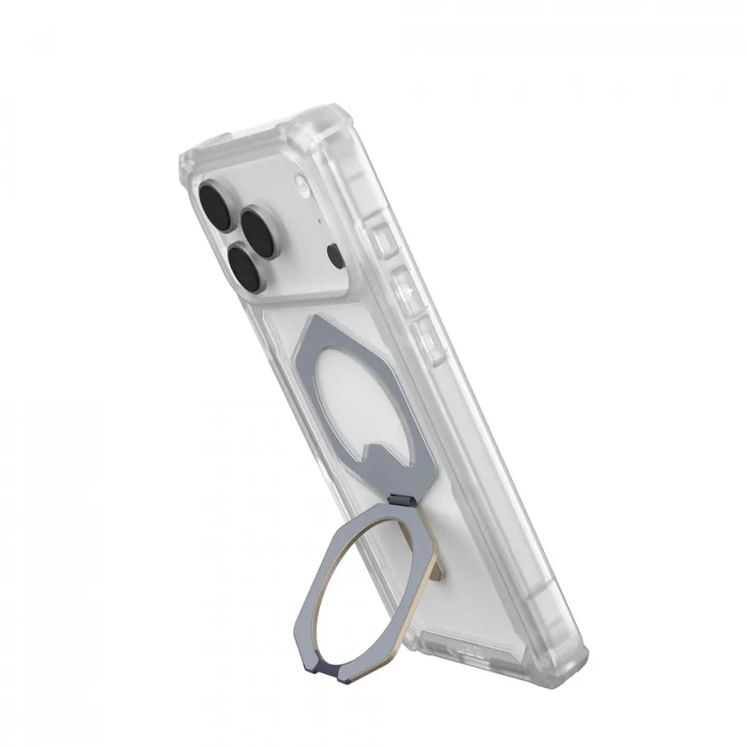 Чехол UAG Plasma XTE с MagSafe для iPhone 17 Pro Max Clear/Titanium прозрачный/титановый 114528114G36