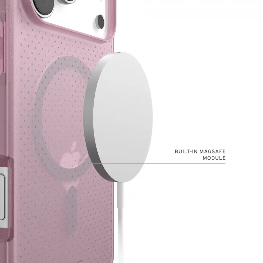 Чехол UAG Dot с MagSafe для iPhone 17 Pro Max Lilac розовый 114537114E4E