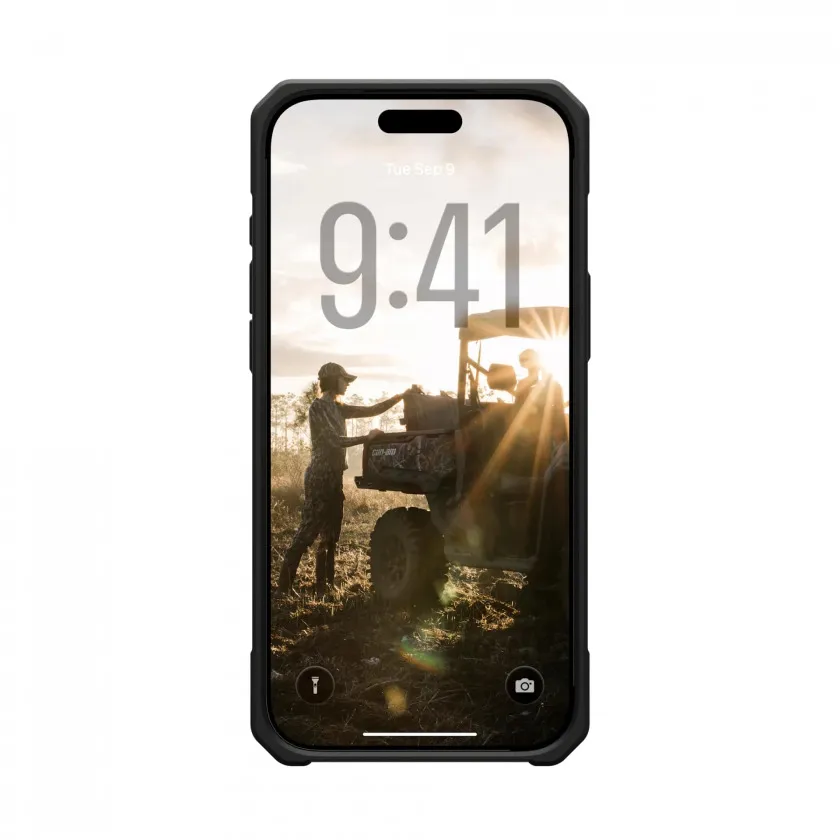 Чехол UAG Monarch Pro с MagSafe для iPhone 17 Pro Max Titanium титановый 114514113636
