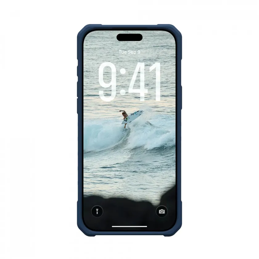 Чехол + шнурок UAG Pathfinder Clear Series with MagSafe для iPhone 17 Pro Max Active Blues Lanyard прозрачно/голубой 1145521BV03