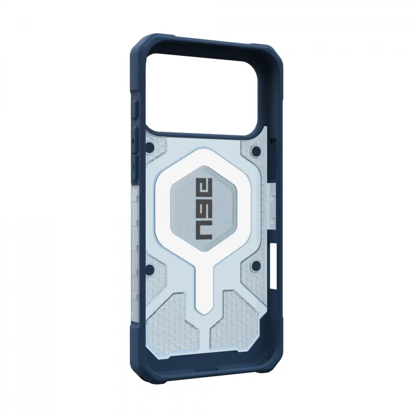 Чехол + шнурок UAG Pathfinder Clear Series with MagSafe для iPhone 17 Pro Max Active Blues Lanyard прозрачно/голубой 1145521BV03