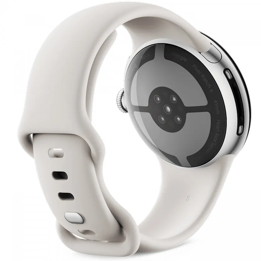Google Pixel Watch 4 41"мм Wi-Fi Polished Silver/Porcelain серебристый/фарфор