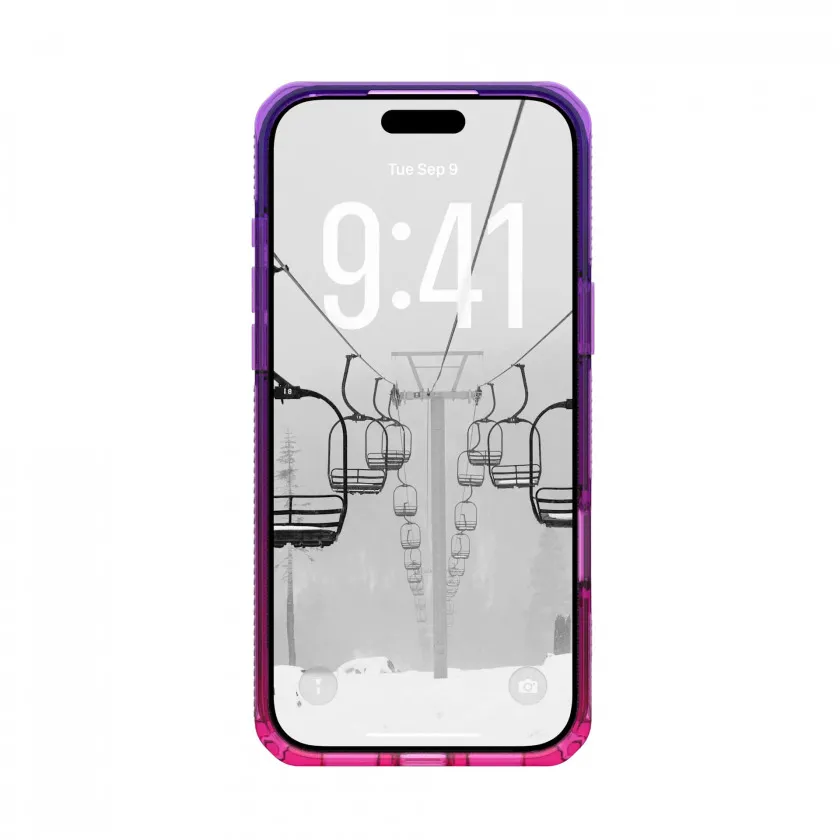 Чехол UAG Plyo с MagSafe для iPhone 17 Pro Max Purple Pink Ombre фиолетовый/розовый 114530114995