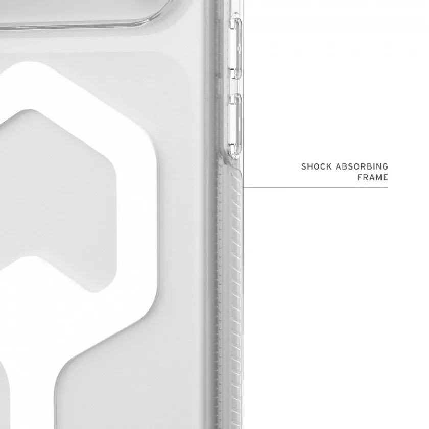Чехол UAG Plyo с MagSafe для iPhone 17 Pro Max Ice/White прозрачный/белый 114530114341