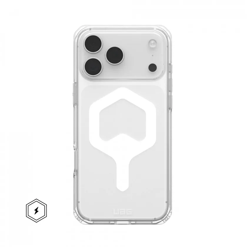 Чехол UAG Plyo с MagSafe для iPhone 17 Pro Max Ice/White прозрачный/белый 114530114341