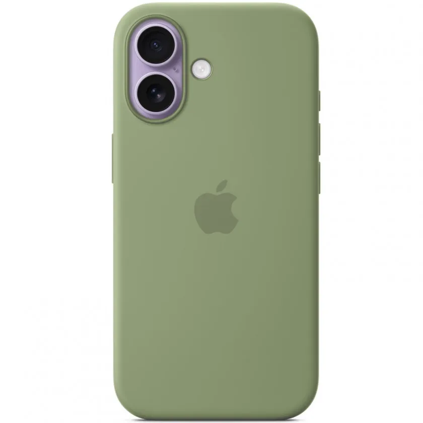 Чехол iPhone 17 Silicone Case with MagSafe Light Moss зеленый MGEX4