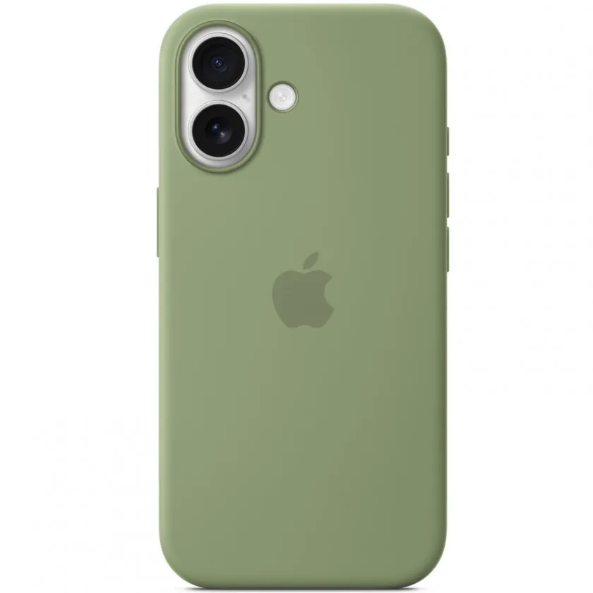 Чехол iPhone 17 Silicone Case with MagSafe Light Moss зеленый MGEX4
