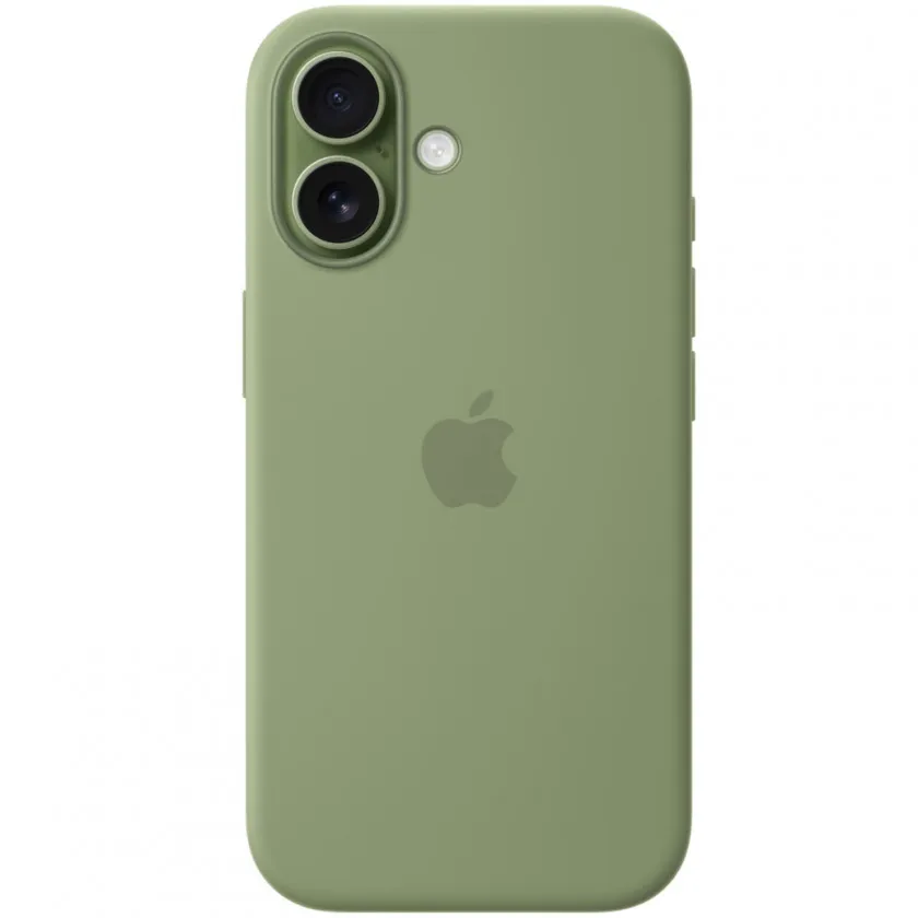Чехол iPhone 17 Silicone Case with MagSafe Light Moss зеленый MGEX4