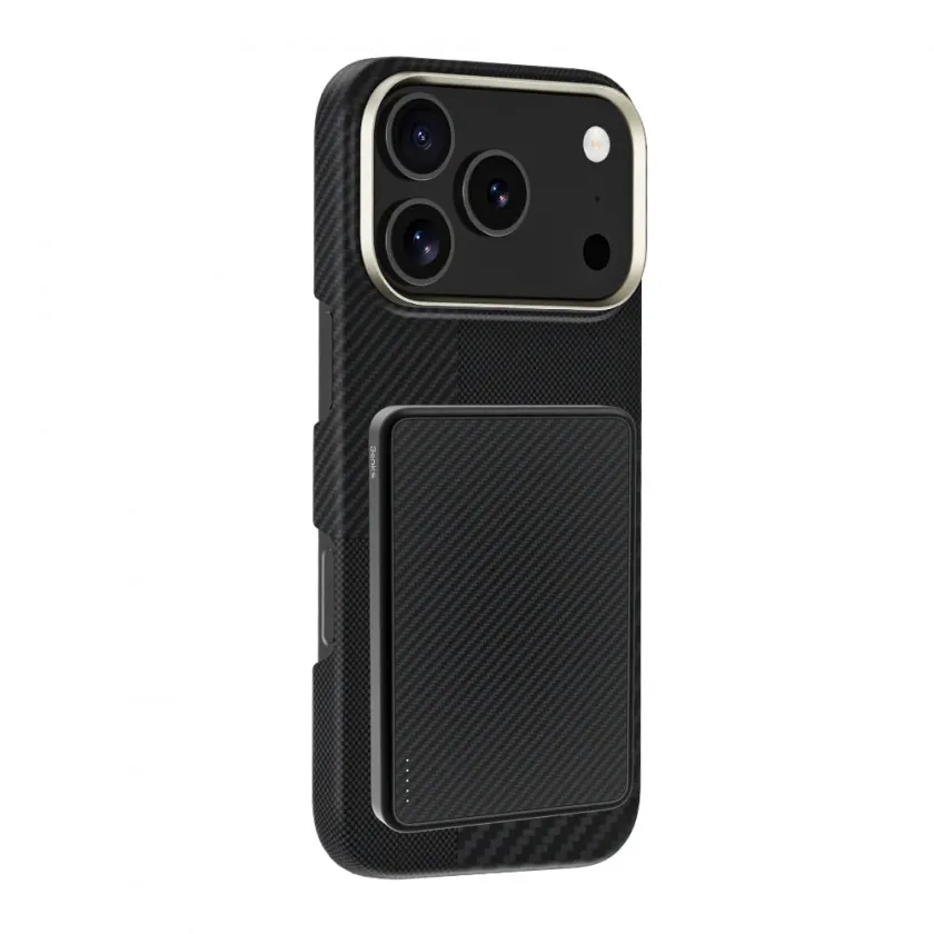 Чехол Benks Montage ArmorAir Case built with Kevlar® for iPhone 17 Pro Max C.K.FL.AP.BK.MB70