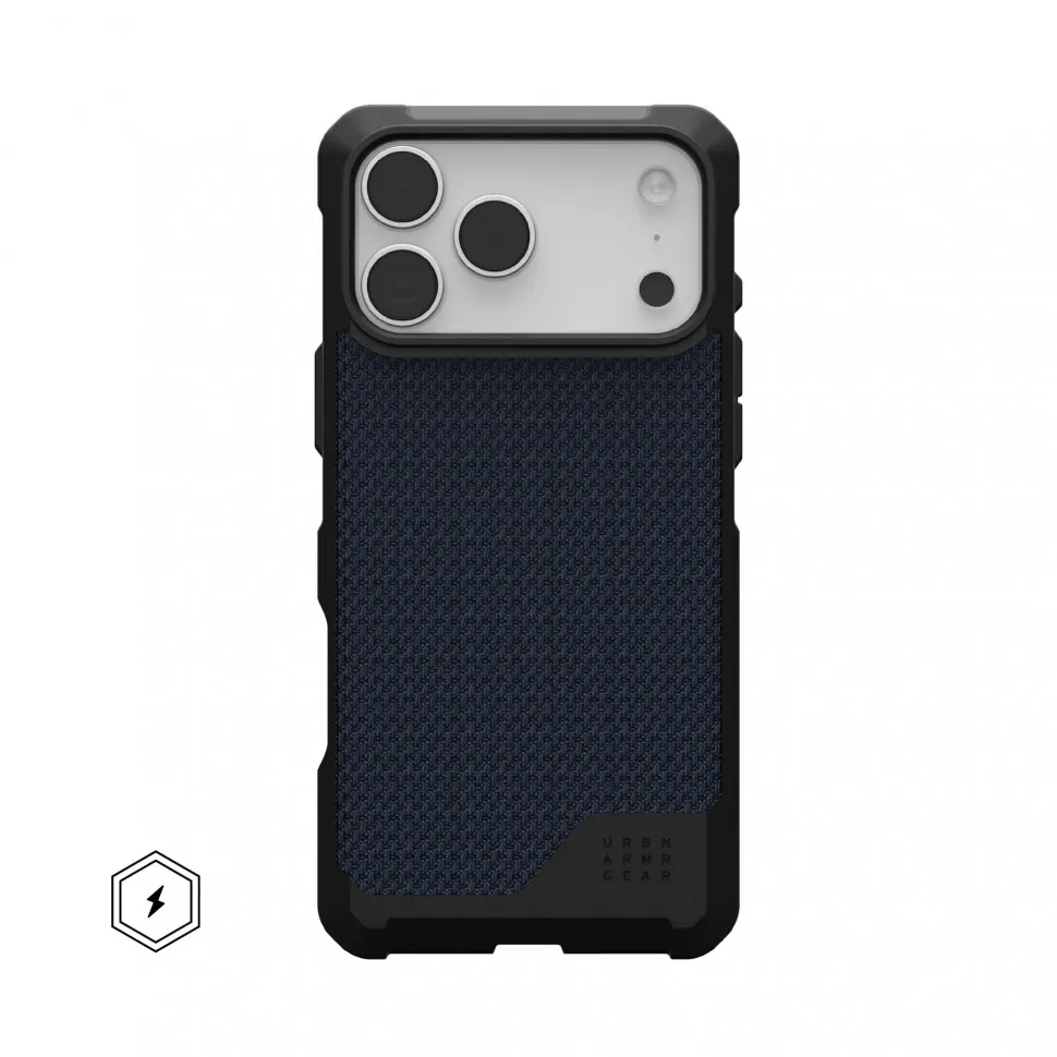 Чехол UAG Metropolis LT для iPhone 17 Pro Max синий (Kevlar Mallard)