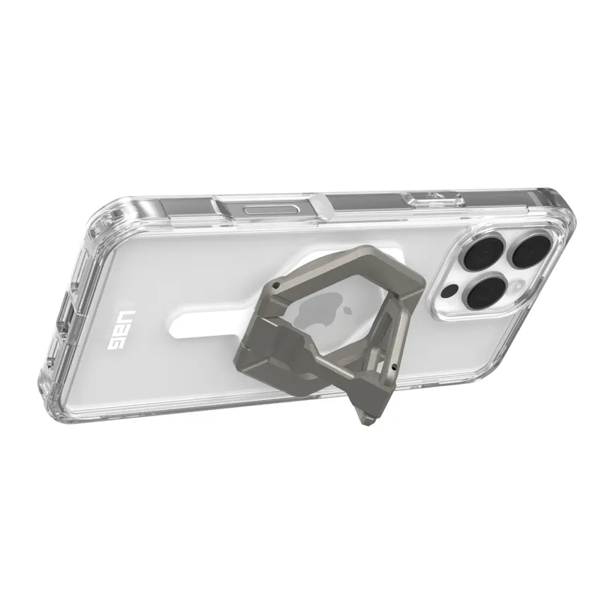 Защитный прозрачный чехол MagSafe и кольцо-держатель UAG Plyo для iPhone 16 Pro Max