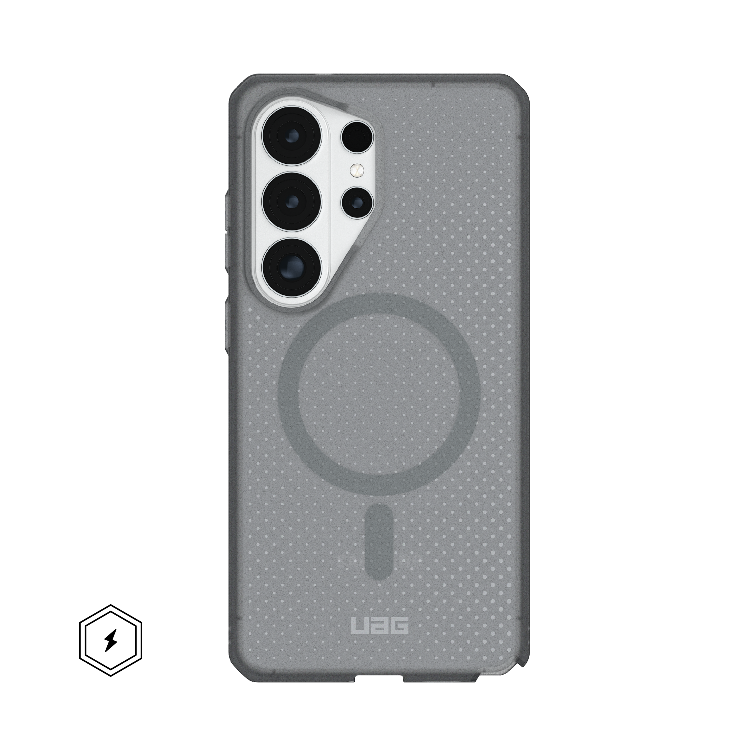 Чехол с поддержкой MAGSAFE Uag DOT для Samsung Galaxy S26 Ultra, цвет тонированный (Ash)