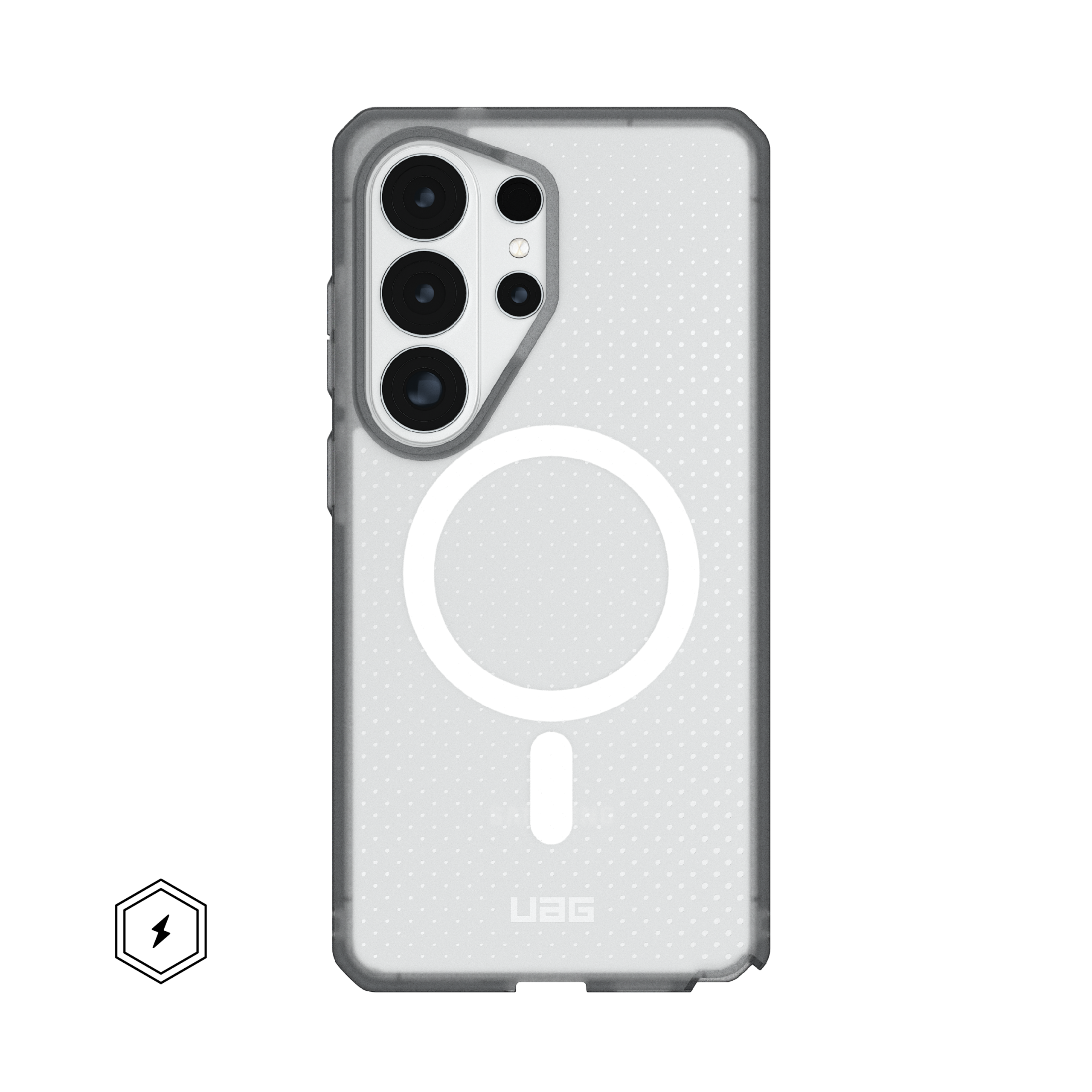 Чехол с поддержкой MAGSAFE Uag DOT для Samsung Galaxy S26 Ultra, цвет прозрачный (Frosted Ice/Ash)