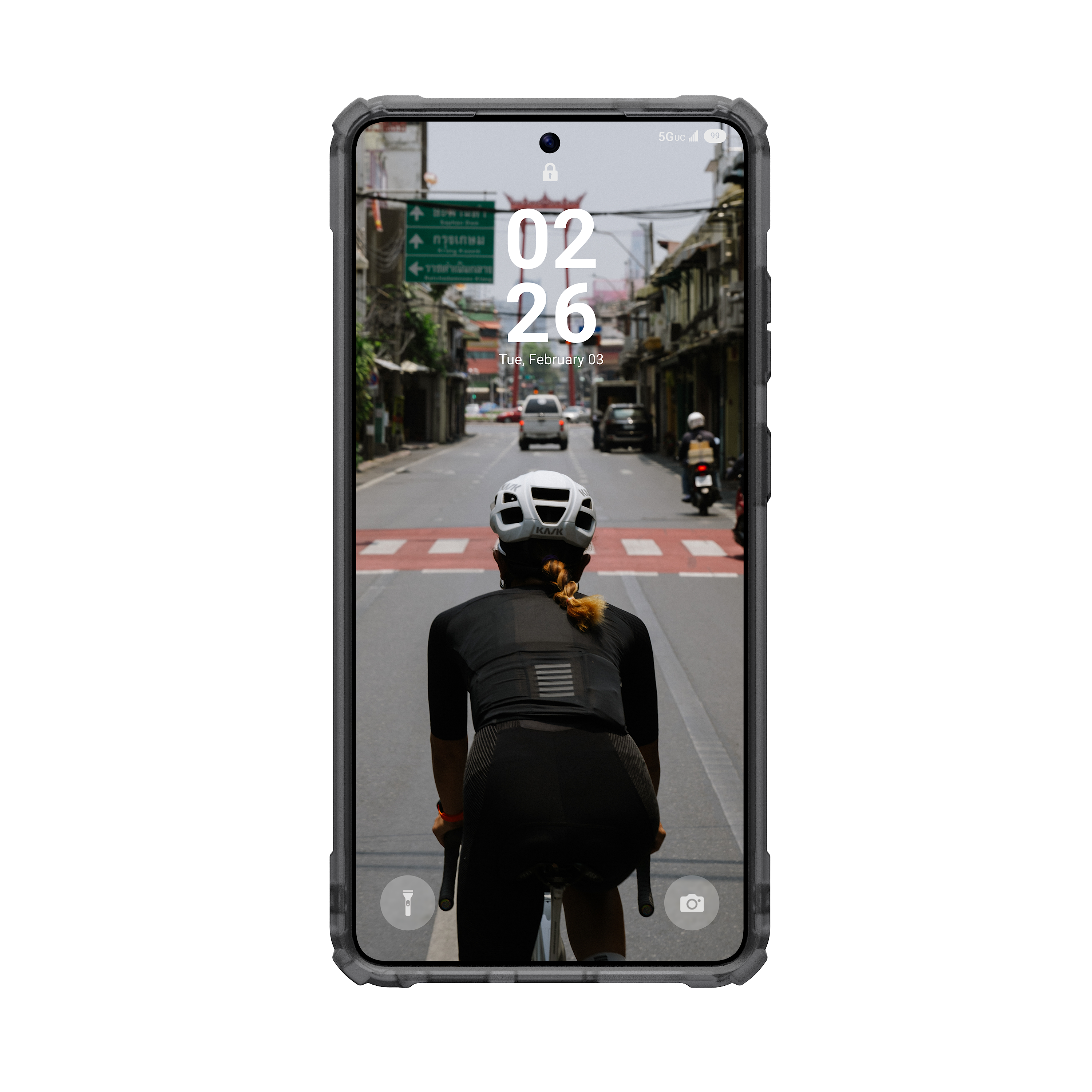 Чехол Uag Plasma XTE 360 для Samsung S26 Ultra совместим с MagSafe, цвет тонированный (Ash/Pop Orange)