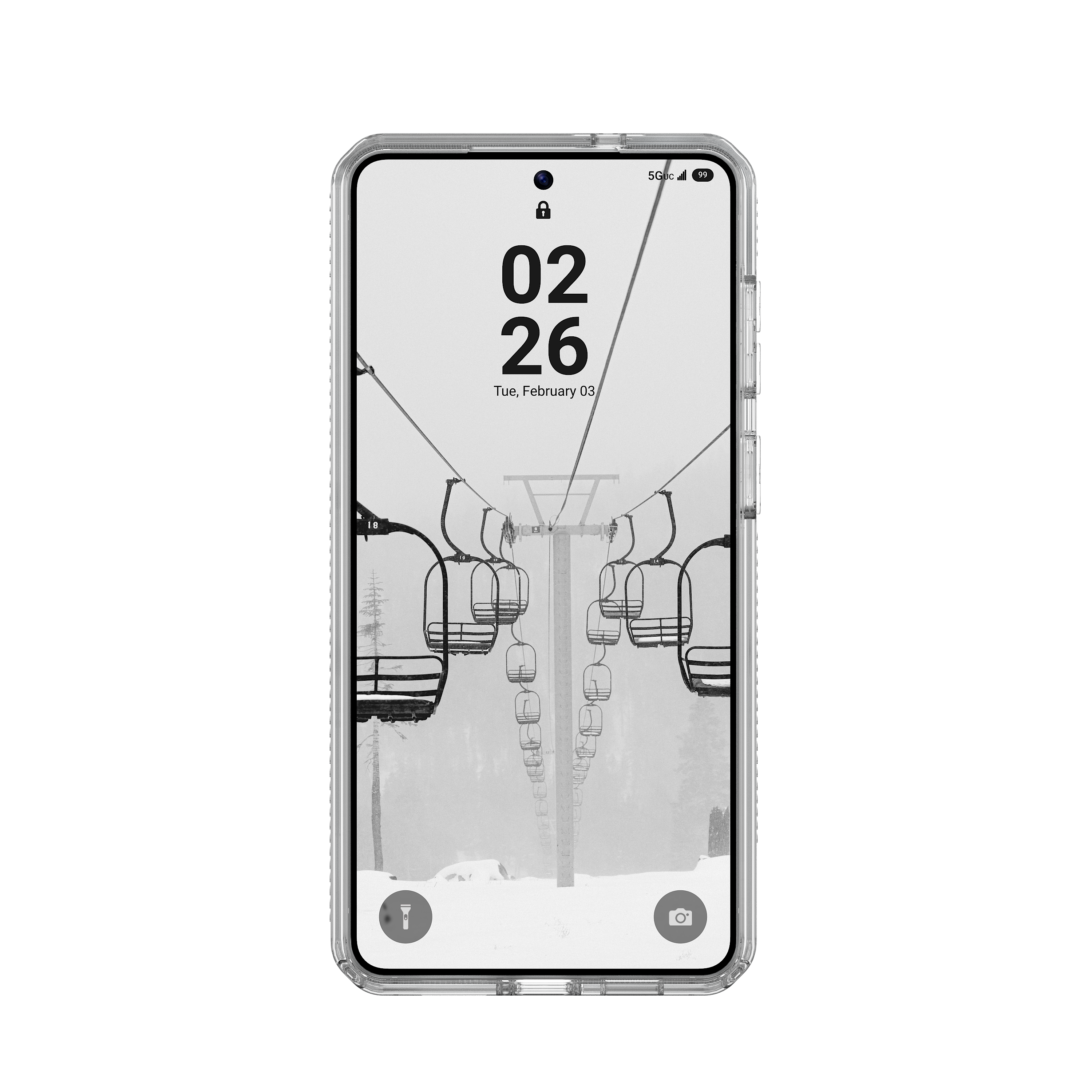 Чехол Uag Plyo для Samsung S26 Plus, цвет прозрачный (Ice)