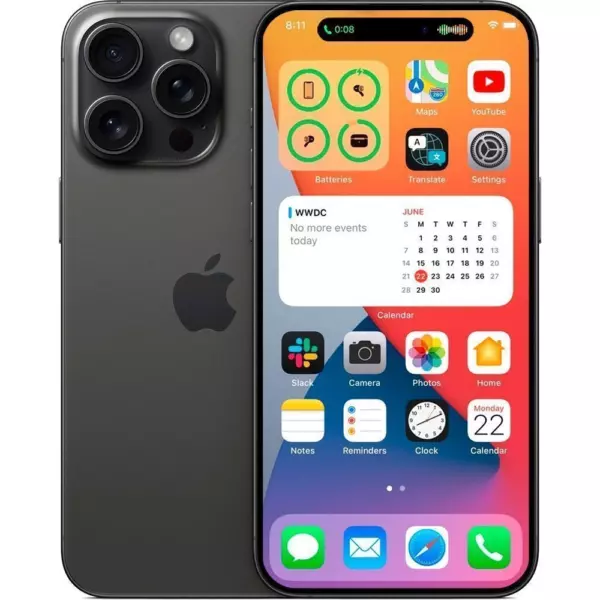 Смартфон Apple iPhone 15 Pro Max 1TB Черный Титан (eSIM)