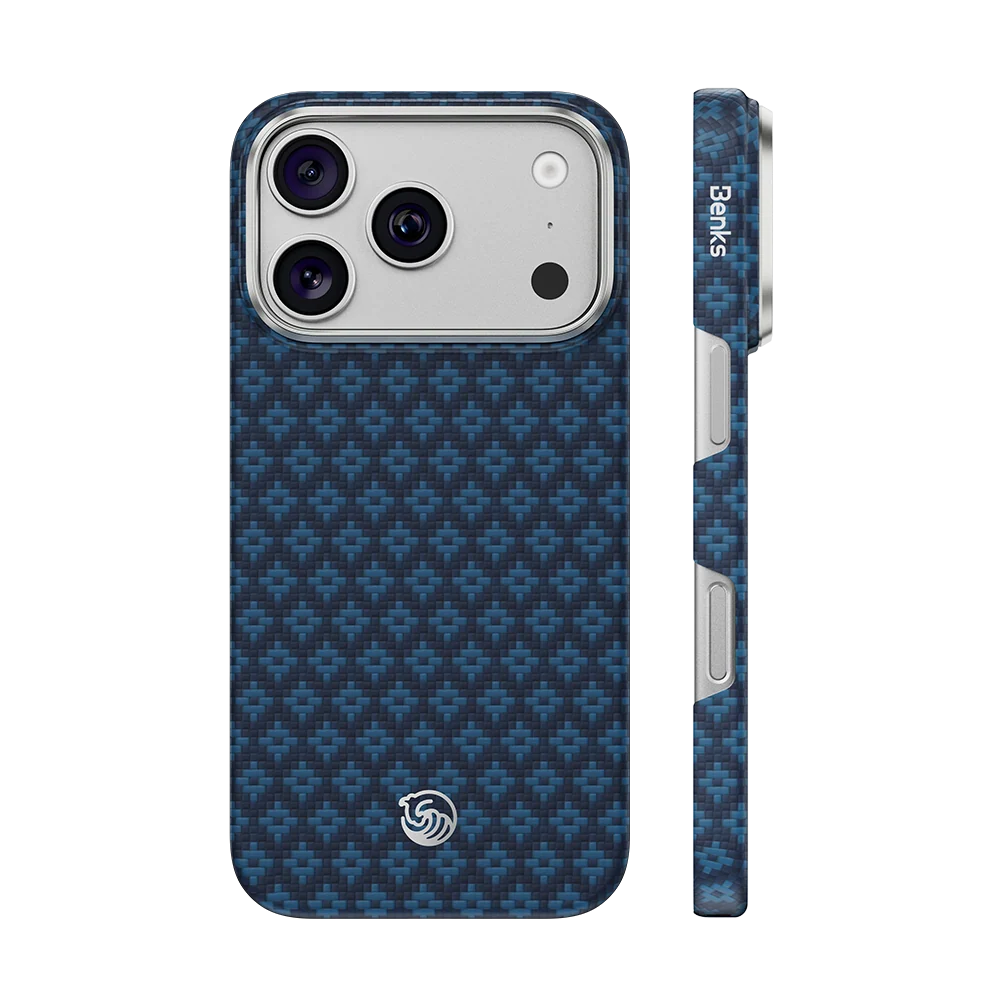 Чехол Benks ArmorGrid Air Kevlar® для iPhone 18 Pro Max Beyond Blue — главное фото